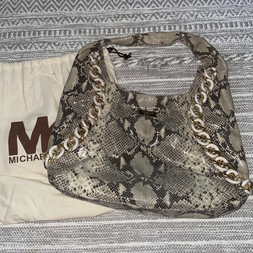 Michael Kors snake skin bag